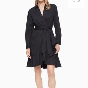 Calvin Klein black, cotton dress, size 8, EUC